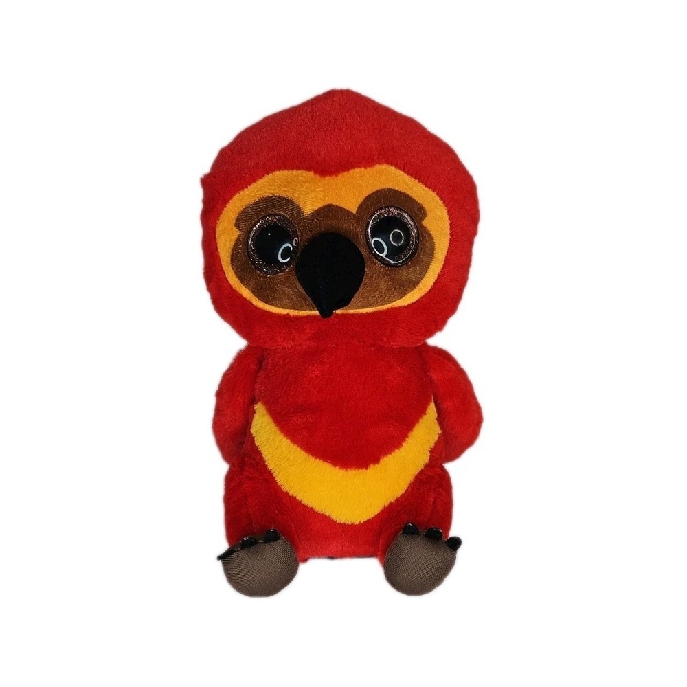 Harry Potter‎ Red Fawkes Phoenix Plush Stuffed Animal Just Play Large Eyes 12"